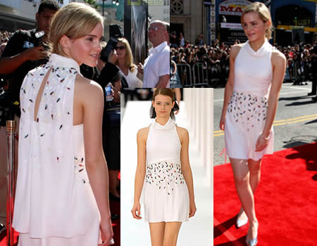 emmawatsonpremierechanel Mini abito Chanel per Emma Watson