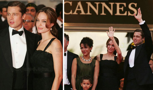 premiere Brangelina, la coppia più attesa, alla premiere di A Mighty Heart