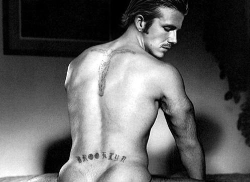 David Beckham nudo su Attitude Magazine.