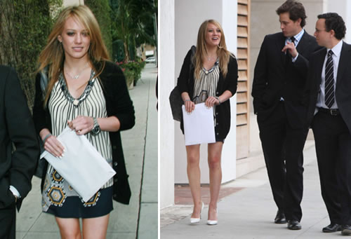 hill Hilary Duff sempre impegnatissima