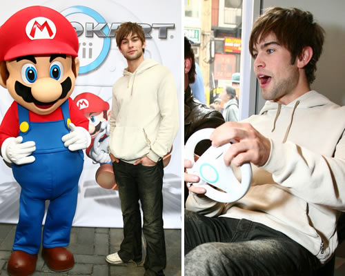 chacemariokart Chace Crawford è amico di Super Mario