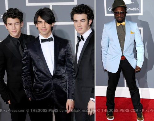 jonasgrammy Grammy Awards 2009   il red carpet