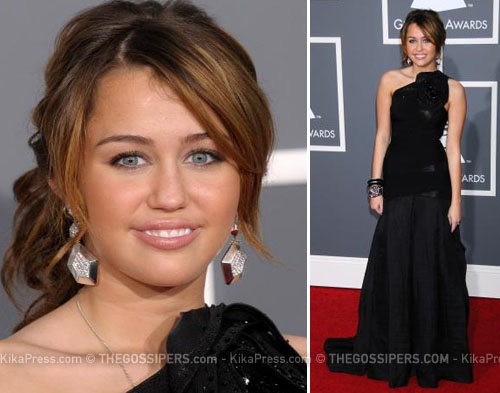 mileygrammy Grammy Awards 2009   il red carpet