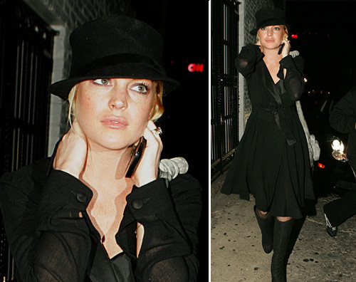 LINZI Lindsay Lohan allHotel Cafe