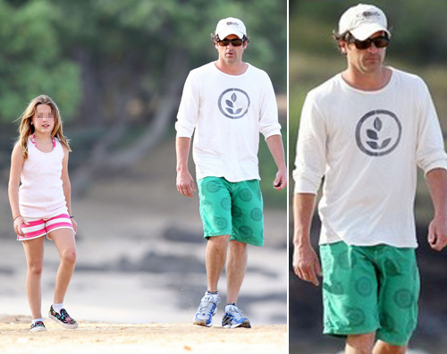 dempsey1 Patrick Dempsey in vacanza con la famiglia