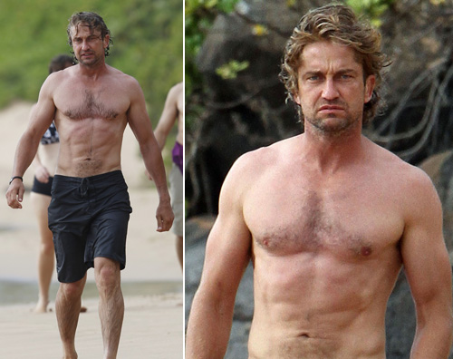 gerard butler hawaii Gerard Butler torna in forma con il surf!