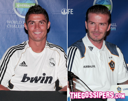 Ronaldo E Beckham Presentano L Herbalife World Football Challenge Gossip