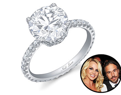 anello Britney Spears pronta a sposare Jason Trawick