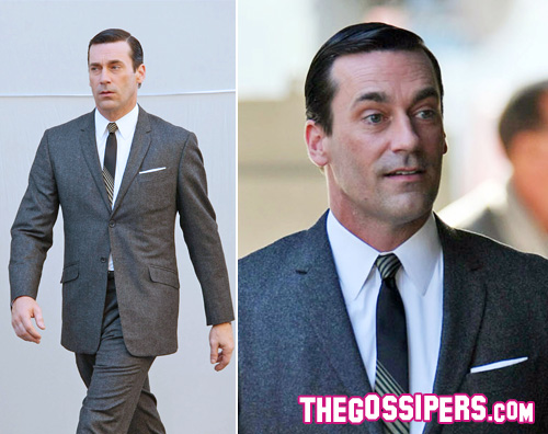 john hamm John Hamm torna sul set di Mad Men