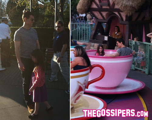 suridisneyland Suri Cruise a Disneyland con papà