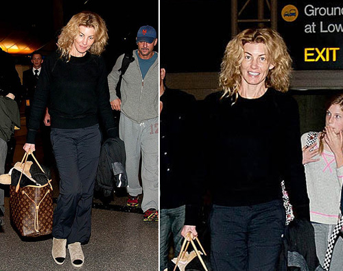 faith hill Faith Hill senza trucco in aeroporto