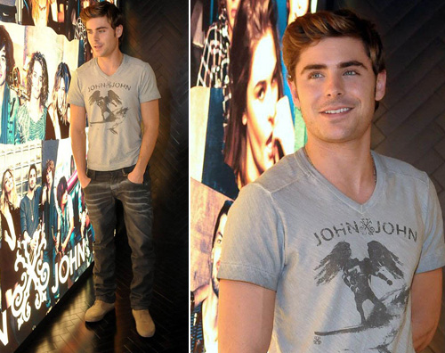 john zac efron2 Zac Efron in Brasile per John John