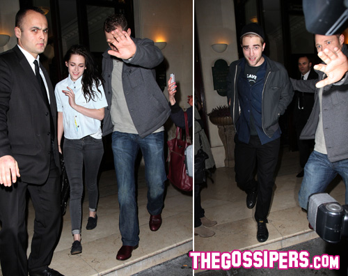 kristen robert Robert Pattinson raggiunge Kristen Stewart a Parigi