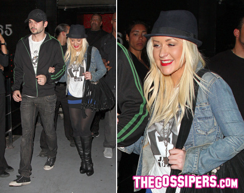 christina night Serata al nightclub per Christina Aguilera