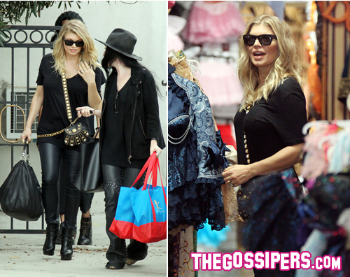 fergie2 Fergie tra lo shopping e Josh Duhamel