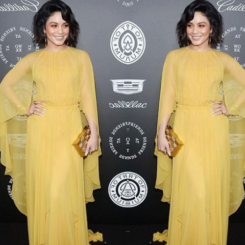 Vanessa Hudgens 2 Vanessa Hudgens in giallo per l’ Art of Elysium Heaven Gala 2018