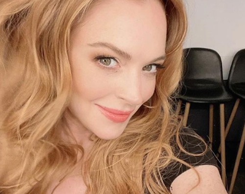 lindsay lohan Lindsay Lohan è felice di essere di nuovo sul set